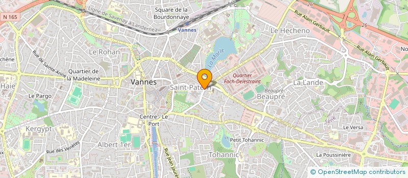 localisation de l'entreprise COMPAGNIE DES PORTS DU MORBIHAN  VANNES