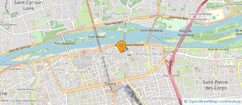 localisation de l'entreprise COMPAGNIE DES REVEUSES  TOURS