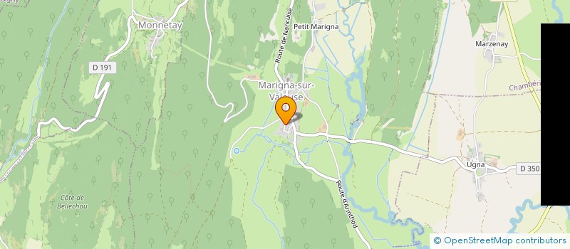 localisation de l'entreprise COMPAGNIE DES RIDOIRS  MARIGNA-SUR-VALOUSE