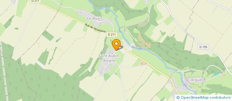 localisation de l'entreprise COMPAGNIE DES ROSES BLANCHES  SAINT-AUBIN-RIVIERE