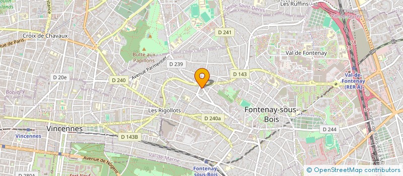 localisation de l'entreprise COMPAGNIE DES SCARAMOUCHES à FONTENAY-SOUS-BOIS