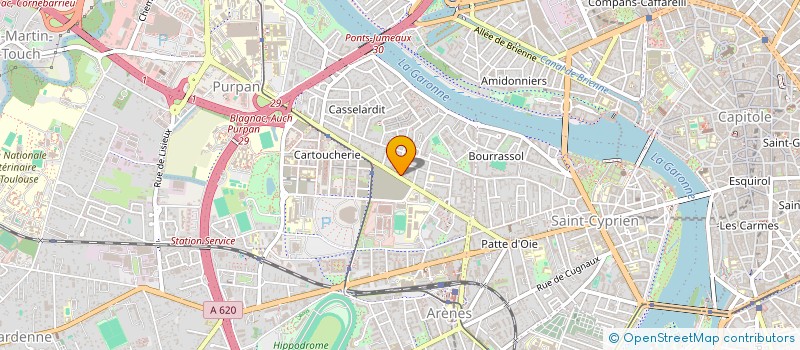 localisation de l'entreprise COMPAGNIE DES SENS à TOULOUSE