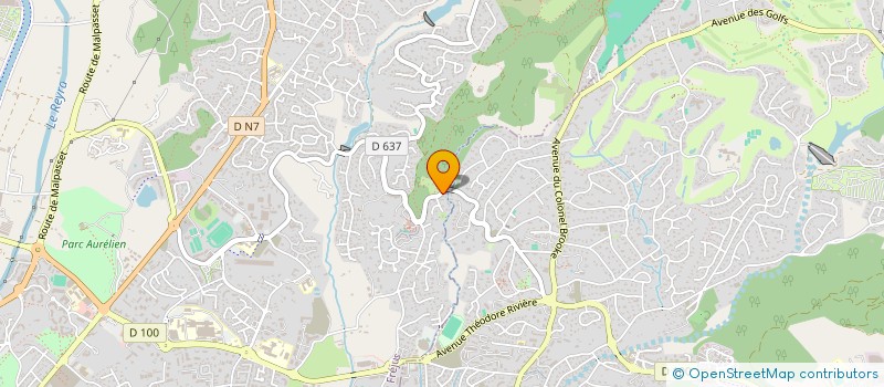 localisation de l'entreprise COMPAGNIE DES SENS à FREJUS