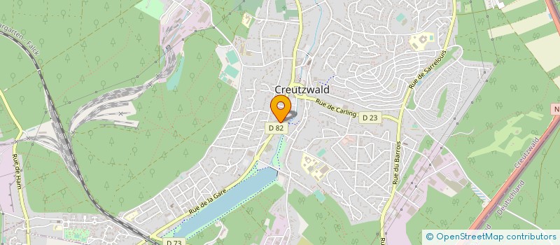 localisation de l'entreprise COMPAGNIE DES SERVICES DE L'EST à CREUTZWALD