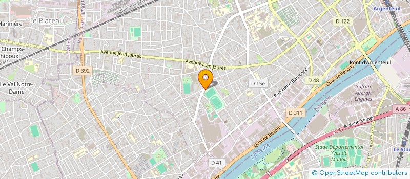 localisation de l'entreprise COMPAGNIE DES SOUFFLEURS DE REVES  ARGENTEUIL