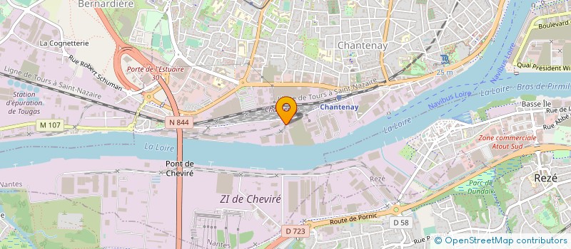 localisation de l'entreprise COMPAGNIE DES SOURCES à NANTES