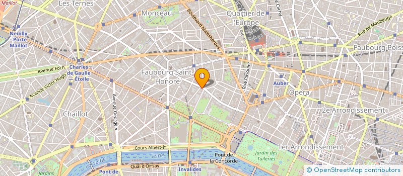 localisation de l'entreprise COMPAGNIE DES SUCRES ET DES GRAINS à PARIS