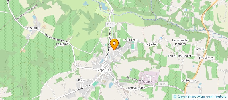 localisation de l'entreprise COMPAGNIE DES TRAITEURS SUD OUEST à SIGOULES-ET-FLAUGEAC