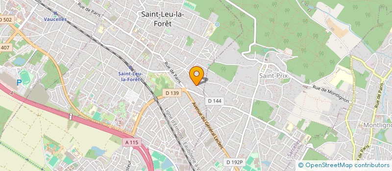 localisation de l'entreprise COMPAGNIE DES TRANSPORTS DE L'EST à SAINT-LEU-LA-FORET
