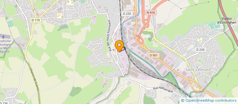localisation de l'entreprise COMPAGNIE DES TRANSPORTS DU BOULONNAIS - CTB à OUTREAU