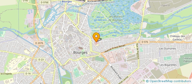 localisation de l'entreprise COMPAGNIE DES TRANSPORTS IMAGINAIRES  BOURGES