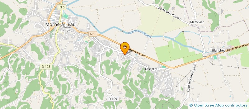 localisation de l'entreprise COMPAGNIE DES TRANSPORTS JARNAC à MORNE A L'EAU