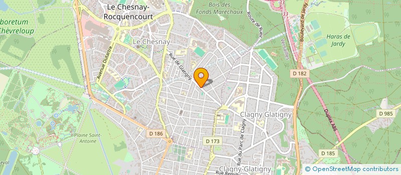 localisation de l'entreprise COMPAGNIE DES TROIS CERCLES à LE CHESNAY-ROCQUENCOURT