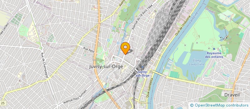 localisation de l'entreprise COMPAGNIE DES TROIS SINGES à JUVISY-SUR-ORGE