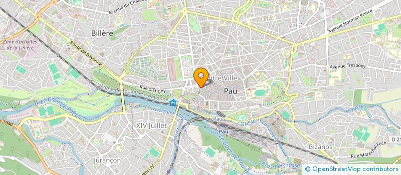 localisation de l'entreprise COMPAGNIE DES TURLUPINS à PAU