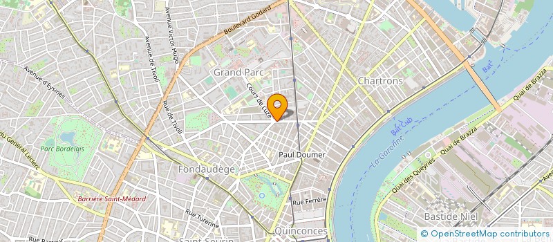 localisation de l'entreprise COMPAGNIE DES VINS D'AQUITAINE à BORDEAUX