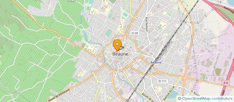 localisation de l'entreprise COMPAGNIE DES VINS D'AUTREFOIS à BEAUNE