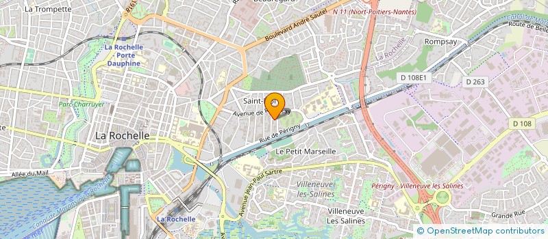 localisation de l'entreprise COMPAGNIE DES VOLTE-FACE  LA ROCHELLE