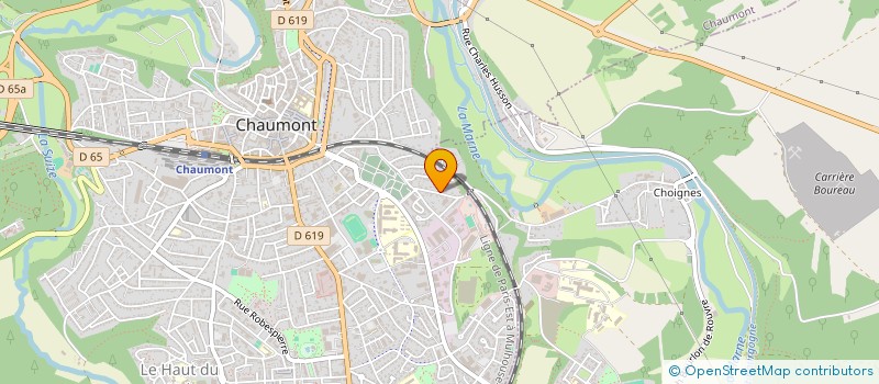 localisation de l'entreprise COMPAGNIE DES Z'OISEAUX à CHAUMONT