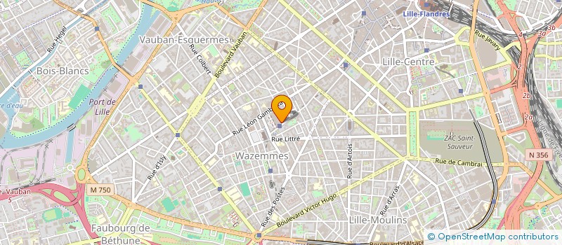 localisation de l'entreprise COMPAGNIE DESACCORDEE à LILLE