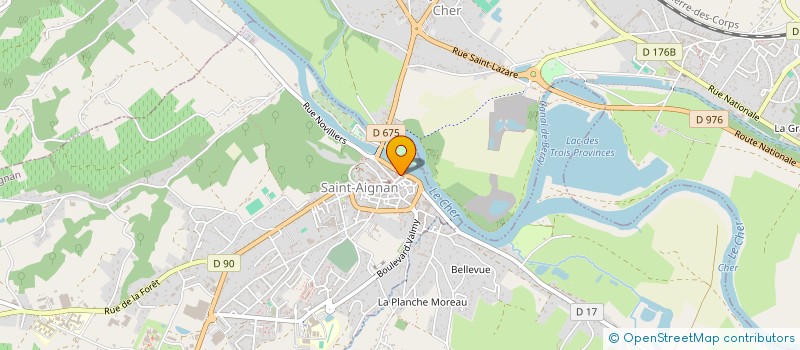 localisation de l'entreprise COMPAGNIE DESSERRE - VIS PUBLIC  SAINT-AIGNAN