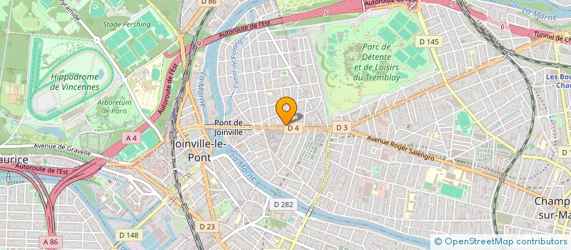 localisation de l'entreprise COMPAGNIE DEUX FIGURES à CHAMPIGNY-SUR-MARNE