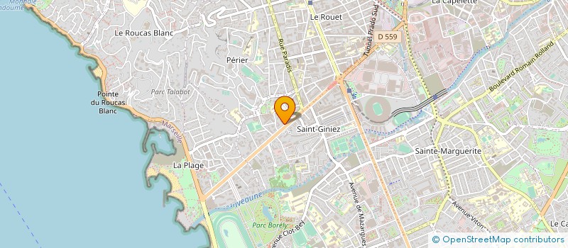 localisation de l'entreprise COMPAGNIE DEVEL ALIMENT INDUS COMMERCIAL à MARSEILLE