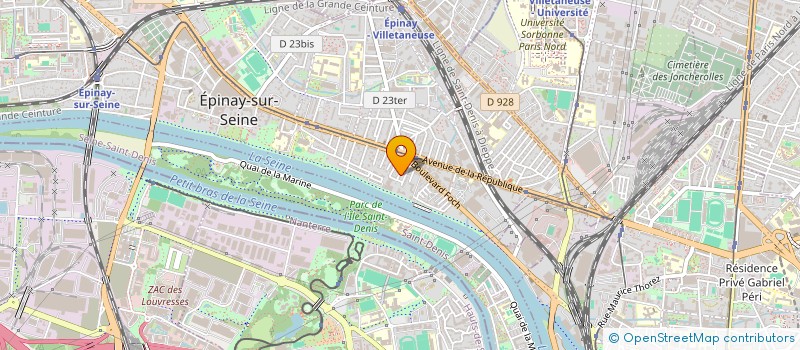 localisation de l'entreprise COMPAGNIE DI LI LINE à EPINAY-SUR-SEINE