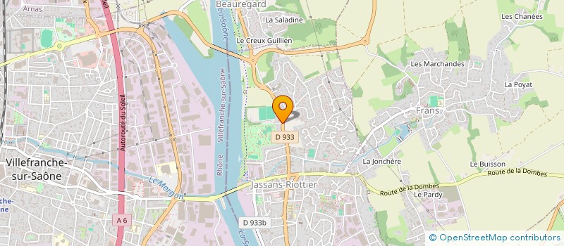 localisation de l'entreprise COMPAGNIE DIFFEREE  JASSANS-RIOTTIER