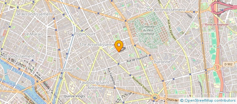 localisation de l'entreprise COMPAGNIE DIMANCHE 11H  PARIS