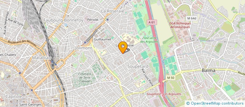 localisation de l'entreprise COMPAGNIE DOUXCE  TOULOUSE