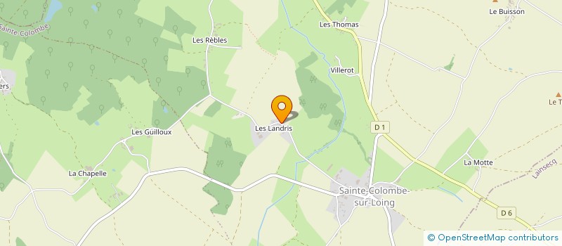 localisation de l'entreprise COMPAGNIE DU 1ER AOUT à TREIGNY-PERREUSE-SAINTE-COLOMBE