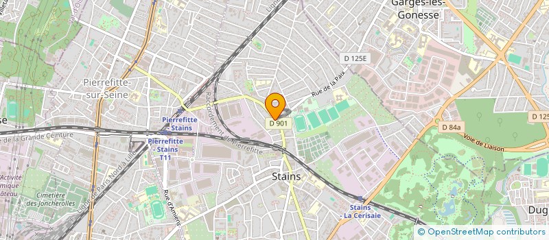 localisation de l'entreprise COMPAGNIE DU BATIMENT FRANCAIS  STAINS