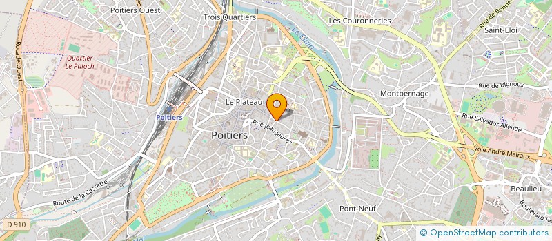localisation de l'entreprise COMPAGNIE DU BAYON à POITIERS