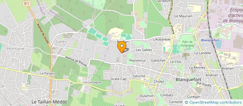 localisation de l'entreprise COMPAGNIE DU BELIER à BLANQUEFORT