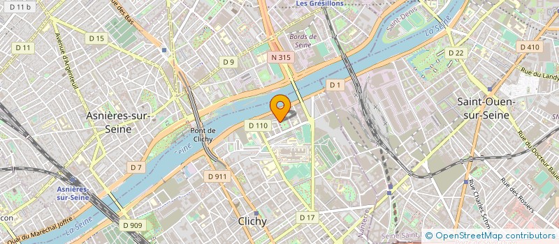 localisation de l'entreprise COMPAGNIE DU BELVEDERE 99 à CLICHY