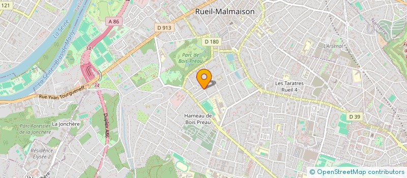 localisation de l'entreprise COMPAGNIE DU BOIS BOUTIN à RUEIL-MALMAISON