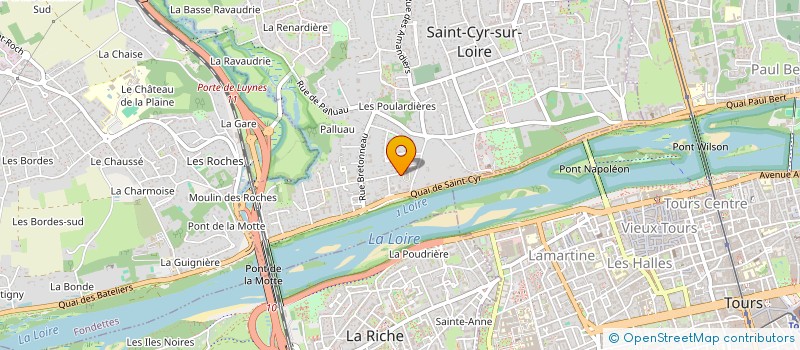 localisation de l'entreprise COMPAGNIE DU BONHEUR  SAINT-CYR-SUR-LOIRE