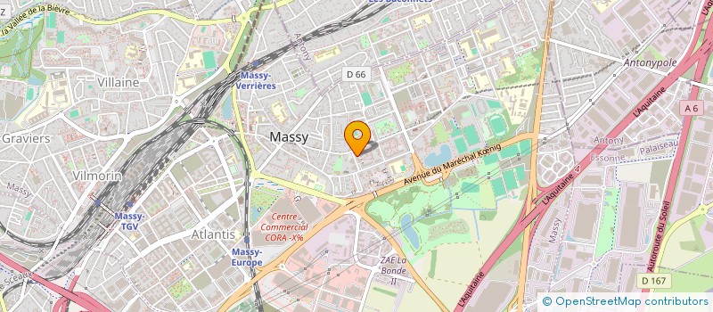 localisation de l'entreprise COMPAGNIE DU BRIN D'HERBE à MASSY