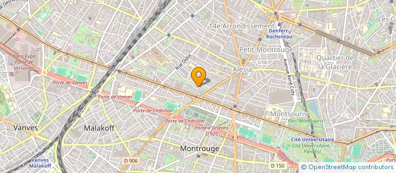 localisation de l'entreprise COMPAGNIE DU BRIN D'HERBE  PARIS