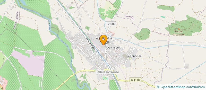 localisation de l'entreprise COMPAGNIE DU CAMP REDON  CUXAC-D'AUDE