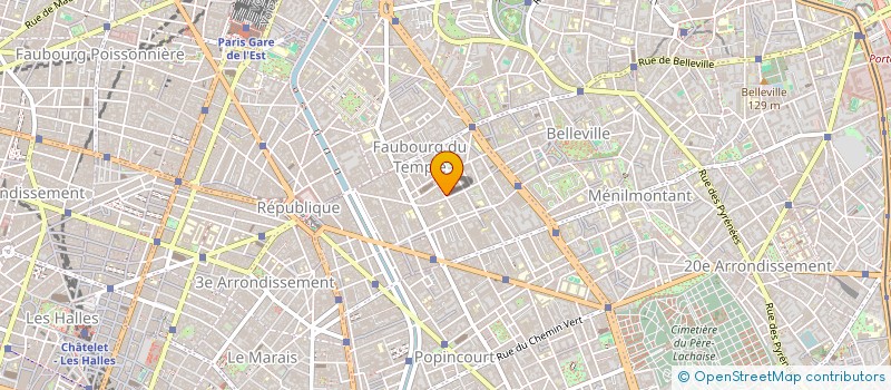 localisation de l'entreprise COMPAGNIE DU CARNAGE  PARIS