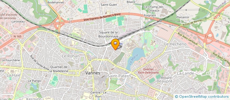 localisation de l'entreprise COMPAGNIE DU CHAPITRE  VANNES