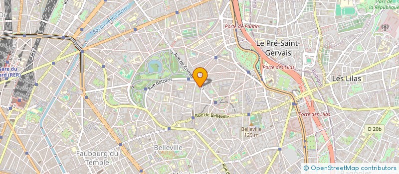 localisation de l'entreprise COMPAGNIE DU CHAT DANS LE FOUR  PARIS