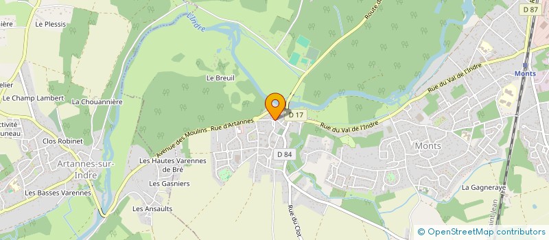 localisation de l'entreprise COMPAGNIE DU CHAT PERCHE  MONTS