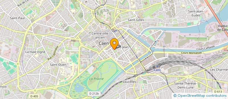localisation de l'entreprise COMPAGNIE DU CHAT QUI SIFFLE à CAEN