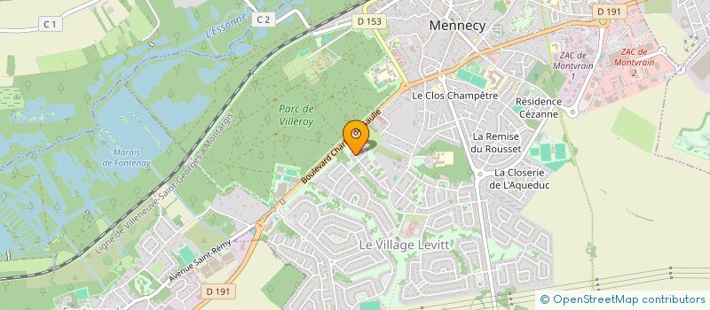 localisation de l'entreprise COMPAGNIE DU CLAIR DE LUNE à MENNECY