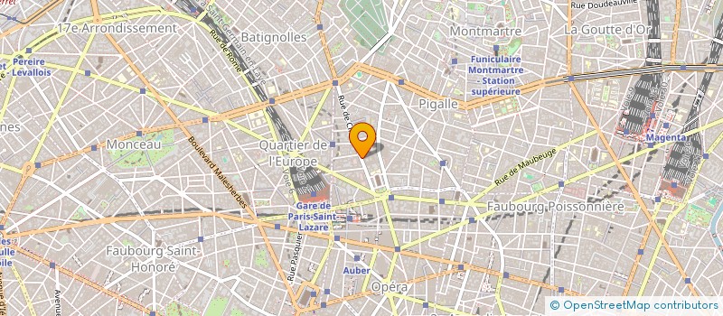 localisation de l'entreprise COMPAGNIE DU CUIVRE à PARIS