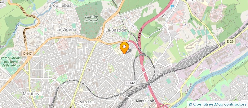 localisation de l'entreprise COMPAGNIE DU DAGOR à LIMOGES