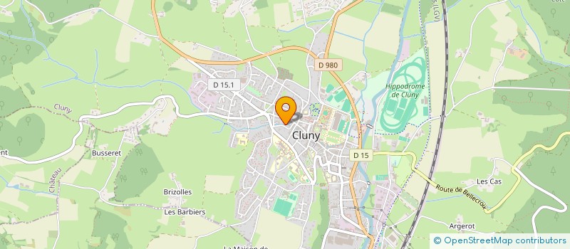 localisation de l'entreprise COMPAGNIE DU DETOUR à CLUNY